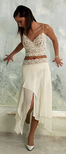 Transparent lace top and skirt.png