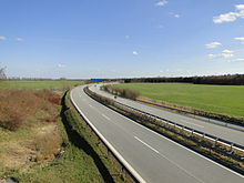Bundesautobahn 14 bei Wöbbelin