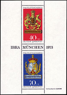 DBP 1973 Block 9 Briefmarkenausstellung IBRA.jpg