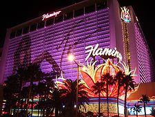 Flamingo Las Vegas bei Nacht