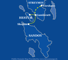 Färöischer Regionalverkehr über den Fährhafen Gamlarætt