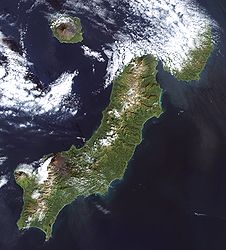 Paramuschir (Landsat 7-Aufnahme)