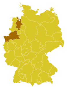 Karte Bistum Münster