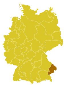 Karte Bistum Passau