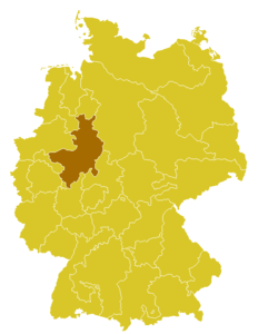 Karte Erzbistum Paderborn