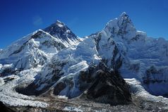 Mount Everest (Sagarmatha) von Westen (Kala Pattar)