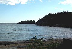 Horseshoe Bay am Lake Superior im Park