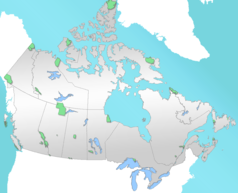 Location of Riding Mountain National Park in Canada