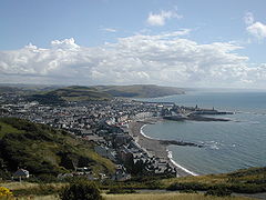 Aberystwyth, Blick vom Constitution Hill