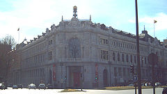 Hauptgebäude der Bank in Madrid aus den Jahren 1884 bis 1891