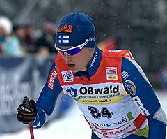 Matti Heikkinen während der Tour des Ski 2010