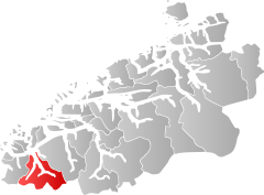 Lage der Kommune in der Provinz Møre og Romsdal