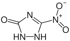 Strukturformel von Nitrotriazolon