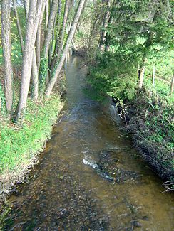 Der Fluss bei Pierrepont-sur-l’Arentèle