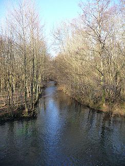 Der Fluss in der Gemeinde Griselles