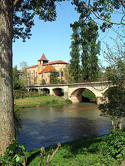 Der Fluss in Saint-Sever-de-Rustan