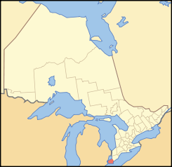 Map of Ontario ESSEX.svg