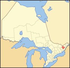 Map of Ontario LANARK.svg