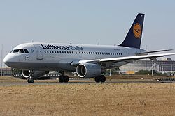 Ein Airbus A319-100 der Lufthansa Italia