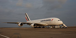 Ein Airbus A380-800 der Air France