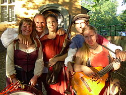 A La Via (2006). Von links: Gabi Deeg, Michael Cornély, Christine Krull-Kosubek, Peter Sinkoli, Anna Karin