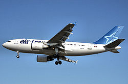Airbus A310-300 der Air Transat