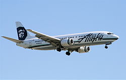 Eine Boeing 737-400 der Alaska Airlines