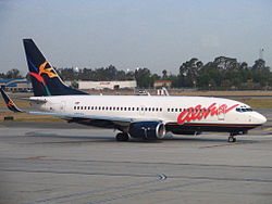 Eine Boeing 737-700 der Aloha Airlines