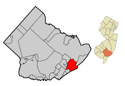 Atlantic County New Jersey Incorporated and Unincorporated areas Atlantic City Highlighted.svg