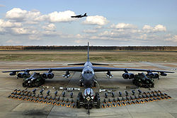 Eine Boeing B-52 auf der Barksdale Air Force Base