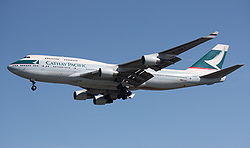 Boeing 747-400 der Cathay Pacific