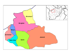 Bezirke in Badghis