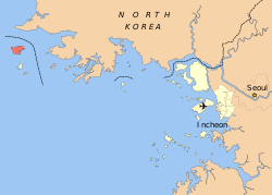 Lage von Baengnyeong