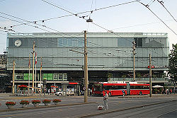 Gebäude des Berner Hauptbahnhofs