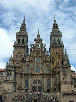 Ziel aller Jakobswege:Kathedrale von Santiago de Compostela