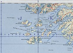 Karte des Bissagos-Archipels