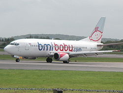 Boeing 737-500 der bmibaby