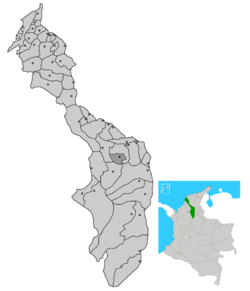 Lage von Altos del Rosario