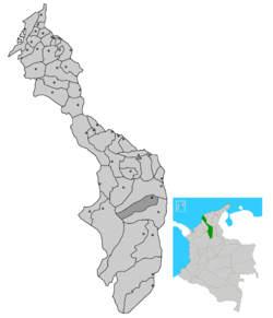 Lage von Arenal del Sur
