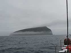 Bollons Island von Süden aus gesehen