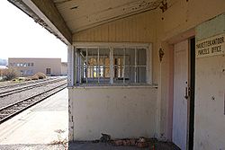 der alte Bahnhof in Bonnievale