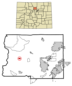 Boulder County Colorado Incorporated and Unincorporated areas Ward Highlighted.svg