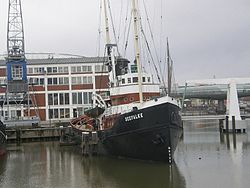 Bergungsschlepper „Seefalke“ im Museumshafen des Deutschen Schiffahrtsmuseums