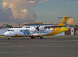 Eine ATR-72 der Cebu Pacific