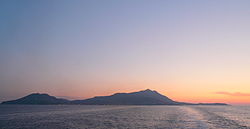 Silhouette von Ischia