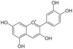Strukturformel Cyanidin