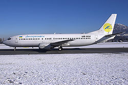 Boeing 737-400 der Dniproawia