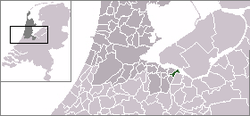 Lage von Blaricum in den Niederlanden