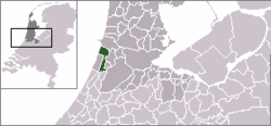 Lage von Bloemendaal in den Niederlanden