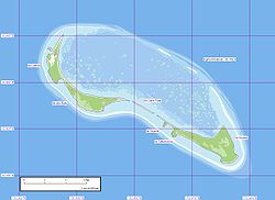 Karte der Egmont Islands